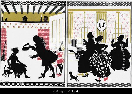 L'illustration de conte de Cendrillon. Artiste : Rackham, Arthur (1867-1939) Banque D'Images