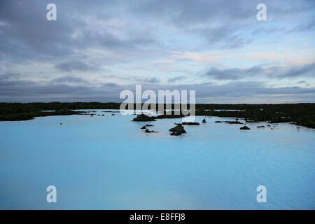 Blue Lagoon, Grindavik, Islande Banque D'Images