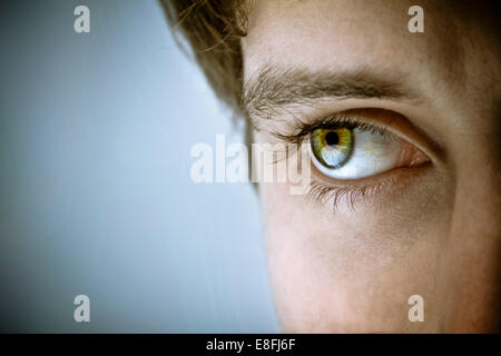 Close-up of man's eye Banque D'Images