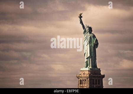 USA, New York State, New York, Statue de la Liberté Banque D'Images