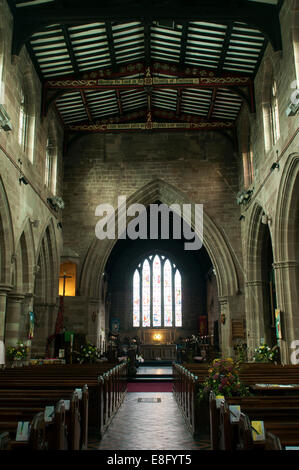 Église Saint Jean-Baptiste, Bromsgrove, Worcestershire, Angleterre, RU Banque D'Images