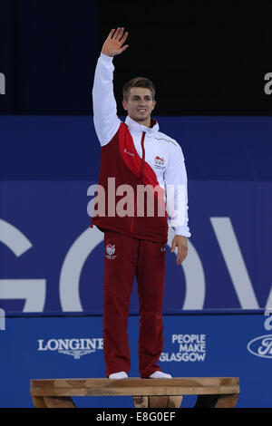 Max Whitlock (FRA) Médaille d'or. La gymnastique artistique- Men's All Round Final - l'ESS Hydro - Glasgow - Royaume-Uni - 30/07/2014 - Commonwe Banque D'Images