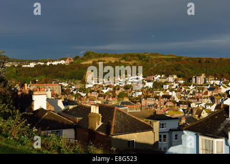 La vieille ville de Hastings. East Sussex Banque D'Images