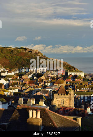 La vieille ville de Hastings. East Sussex Banque D'Images