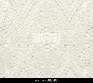 Dentelle blanche avec motif abstrait arrière-plan pour Banque D'Images