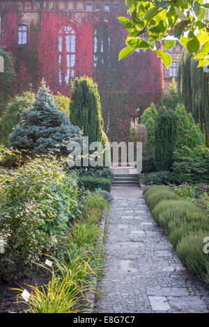 Jardins botaniques de Wroclaw dans autumn Banque D'Images