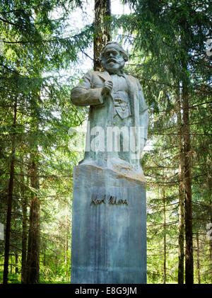 Une statue de Karl Marx se trouve dans Grutas Park, près de Vilnius, Lituanie Banque D'Images