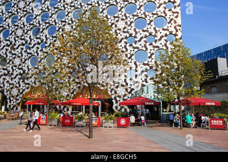 Ravensbourne University immeuble de Londres à North Greenwich, Londres Angleterre Royaume-Uni Banque D'Images