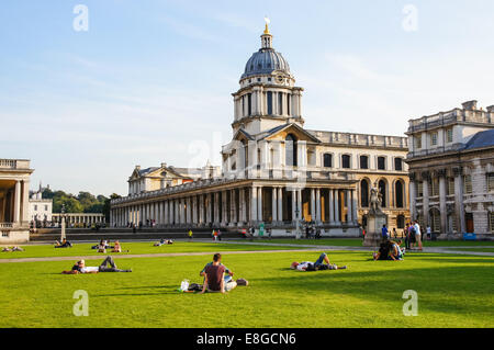 Université de Greenwich, Old Royal Naval College, Londres Angleterre Royaume-Uni UK Banque D'Images