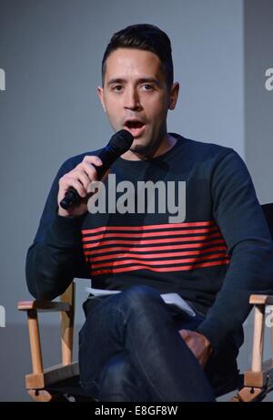 New York, NY, USA. Oct 7, 2014. Nigel Smith à l'apparence en magasin pour répondre aux cinéastes : CAMP X-RAY, l'Apple Store de Soho, New York, NY, 7 octobre 2014. Credit : Derek Storm/Everett Collection/Alamy Live News Banque D'Images