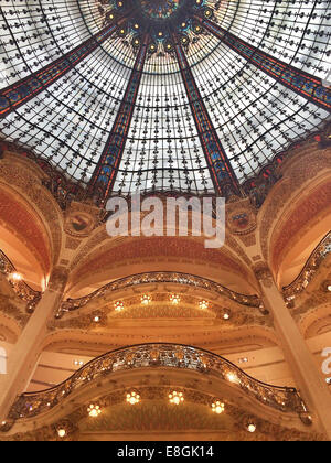 France, Paris, Galeries Lafayette Banque D'Images