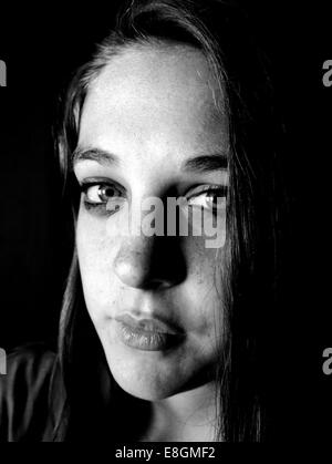 Portrait of a Teenage girl Banque D'Images