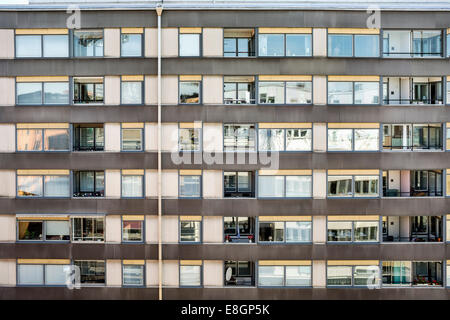 Full Frame shot de bâtiment résidentiel Banque D'Images