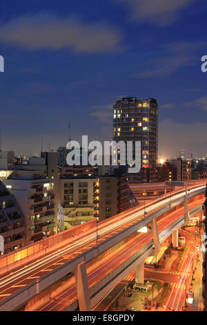 La ville de Tokyo et du ciel Banque D'Images