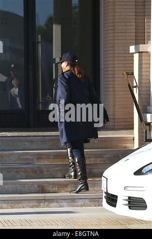 Queen Latifah en dehors de Barney's New York à Beverly Hills comprend : Lit Queen Latifa Où : Los Angeles, California, United States Quand : 04 Avr 2014 Banque D'Images