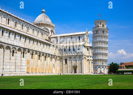 Tour penchée de Pise, Italie Banque D'Images