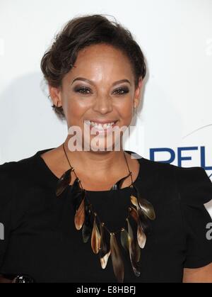 Los Angeles, CA, USA. Oct 7, 2014. Donna Duplantier au niveau des arrivées POUR LE MEILLEUR DE MOI Première Mondiale, Regal Cinemas LA Live, Los Angeles, CA, le 7 octobre 2014. Credit : Dee Cercone/Everett Collection/Alamy Live News Banque D'Images