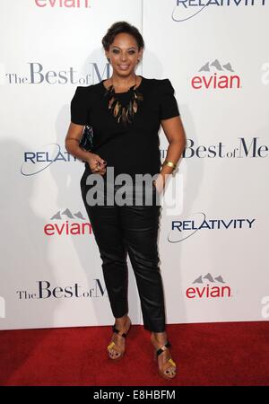 Los Angeles, CA, USA. Oct 7, 2014. Donna Duplantier au niveau des arrivées POUR LE MEILLEUR DE MOI Première Mondiale, Regal Cinemas LA Live, Los Angeles, CA, le 7 octobre 2014. Credit : Dee Cercone/Everett Collection/Alamy Live News Banque D'Images