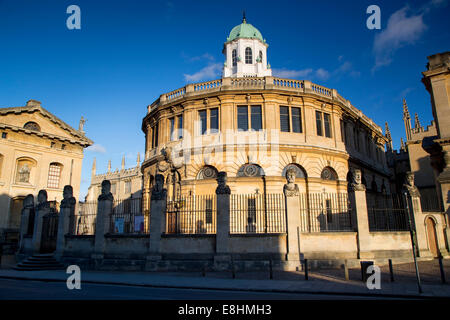 Le Sheldonian Theatre - conçu par Christopher Wren, construit 1664-1668, Oxford, Oxfordshire, Angleterre Banque D'Images