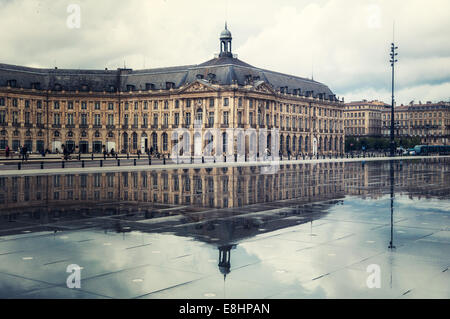 Réflexions à Bordeaux Banque D'Images