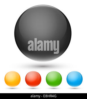 boules de couleurs Banque D'Images