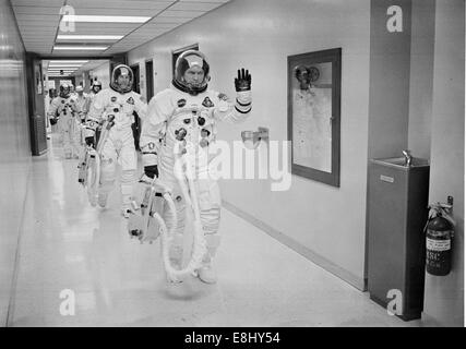 Le 21 Décembre 1968 Lancement d'Apollo 8 (comme-503) à Cap Kennedy, en Floride, a été le début d'une mission visant à tester l'Ap Banque D'Images