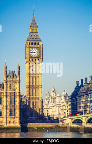 Tour de Big Ben à Londres Banque D'Images