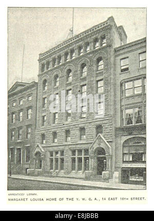 (King1893NYC) pg423 MARGARET LOUISA ACCUEIL DE LA Y.M.C.A. 14 EAST 16TH STREET Banque D'Images