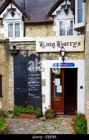 Harry's Bar King , Vieux Village de Shanklin, Isle of Wight, Angleterre, RU Banque D'Images