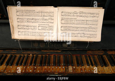 L'hôpital Albert Schwietzer. Le musée. L'orgue Albert Schweitzer. Lambaréné. Le Gabon. Banque D'Images