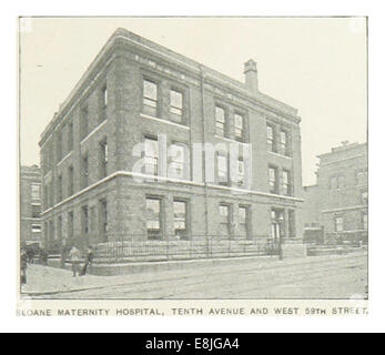 (King1893NYC) pg485 SLOANE MATERNITÉ, Dixième Avenue ET WEST 59TH STREET Banque D'Images