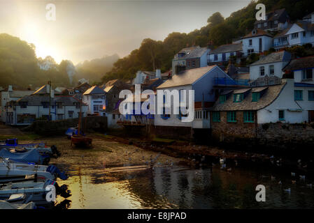 , Polperro Cornwall, Angleterre, Royaume-Uni Banque D'Images