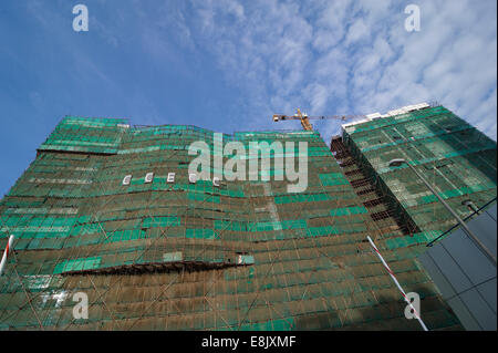 RWANDA, KIGALI : Il y a de nombreux chantiers de construction dans la capitale. Banque D'Images