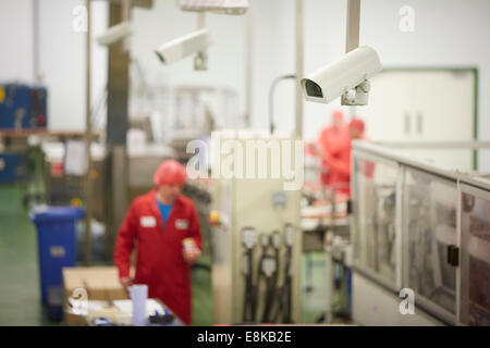 Fabrication de beurre d'arachide de l'usine de production en ligne l'entreprise familiale d'usine et de l'entrepôt des bourrages Duerr Wythenshawe, Manchester, Angleterre, Royaume-Uni. Banque D'Images