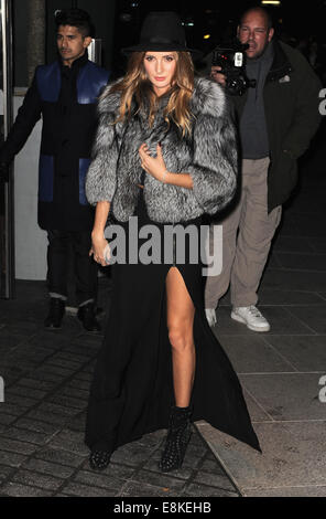 Londres, Royaume-Uni. 9 octobre, 2014. Millie Mackintosh assiste à la fête de lancement de l'hôtel Mondrian à l'hôtel Mondrian. Credit : Ferdaus Shamim/ZUMA/Alamy Fil Live News Banque D'Images