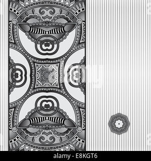 Arrière-plan géométrique gris vintage, modèle de conception ornementale fo Banque D'Images
