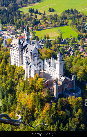 Füssen, ALLEMAGNE - 09 Octobre : Schloss Neuschwanstein, un château à Fussen Allemagne, sur le 09 octobre 2014 (photo de Mitchell Gun Banque D'Images