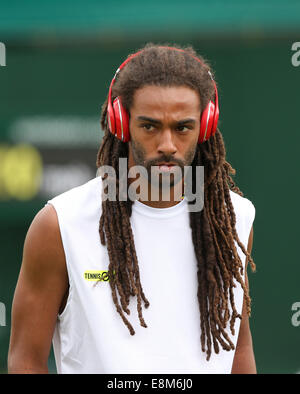 Dustin Brown (GER), de Wimbledon 2014, Londres, Angleterre. Banque D'Images