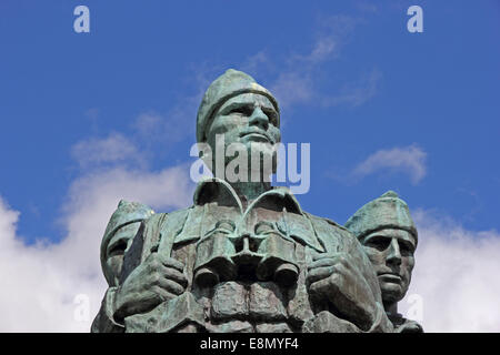 Mémorial Commando à Spean Bridge près de Fort William, Écosse Banque D'Images