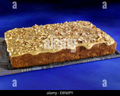 Gâteau aux carottes avec glaçage au fromage à la crème Banque D'Images