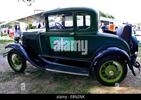 Aérodrome de Bayport automobile Vintage Long Island New York Banque D'Images