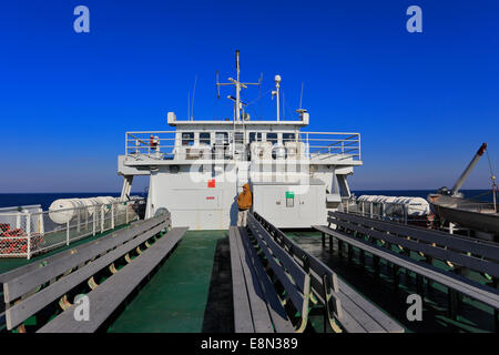 Le port ferry de passagers sur le port Jefferson Long Island New York Banque D'Images