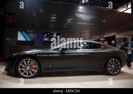 Aston Martin Rapide S Paris Motor Show Mondial de l'automobile 2014 Banque D'Images