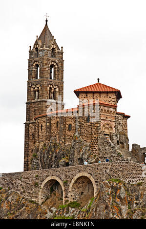 Saint Michel d'Aiguilhe Le Puy en Velay France Banque D'Images