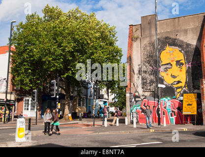 Stokes Croft Bristol Centre angleterre Banque D'Images