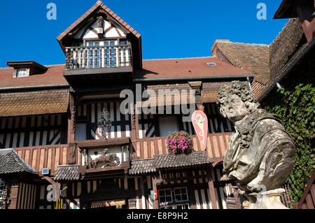 Village d'art, Guillaume le Conquérant, Dives-sur-mer, Normandie, France Banque D'Images