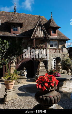 Village d'art, Guillaume le Conquérant, Dives-sur-mer, Normandie, France Banque D'Images