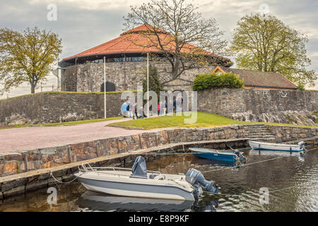 Forteresse au Harbour Kristiansand Norvège Banque D'Images