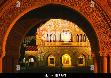 La Stanford Memorial church Banque D'Images