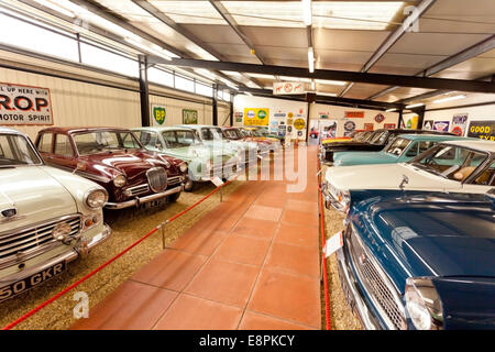 "Memory Lane" - une collection de 1950 & 1960 voitures classiques dans le Haynes International Motor Museum Sparkford Somerset UK Banque D'Images